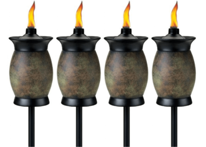 4-pk TIKI Brand 64" Resin Jar Torches