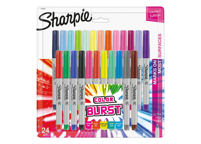 24-ct Sharpie Color Burst Permanent Markers