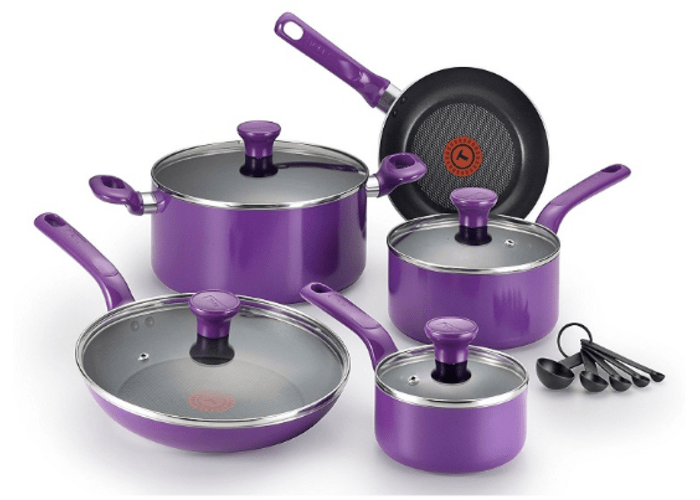 14-pc T-fal Excite Thermo-Spot Cookware Set