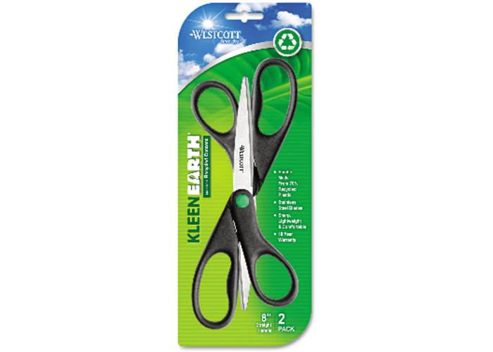 2-pk Westcott Kleenearth 8" Scissors