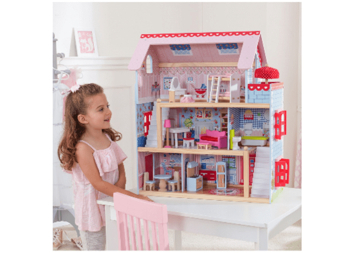 KidKraft Chelsea Doll Cottage w/ 16 accessories 