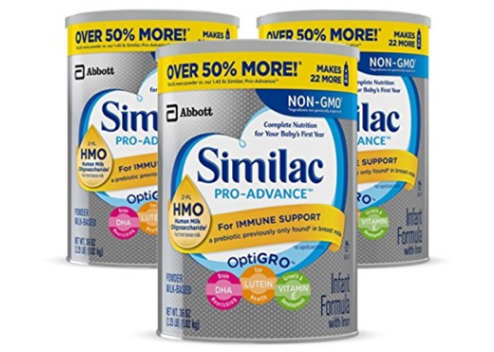 3-pk Similac Pro-Advance 36oz Tubs