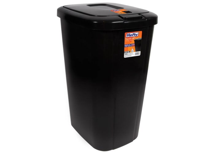 Hefty Touch-Lid 13.3-Gallon Trash Can