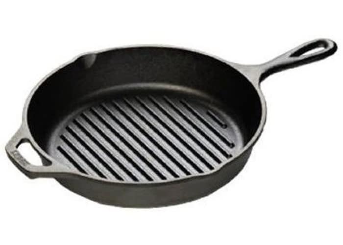 Lodge 10.25 Inch Cast Iron Grill Pan