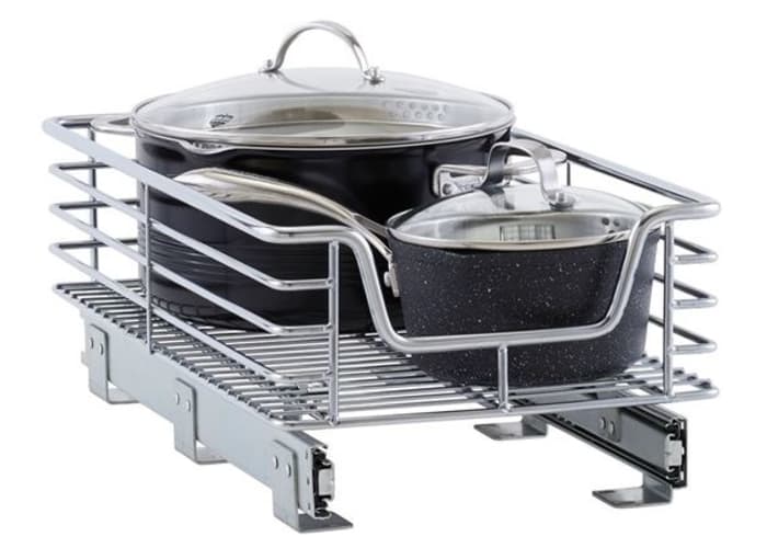 Household Essentials Glidez Extra Deep Undersink Sliding Organizer