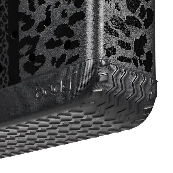 Baby Bogg Bag - Black Onyx Leopard Lux View 4
