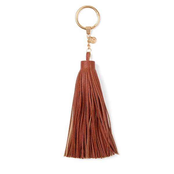 Bogg'd & Charmed  - Camel Leather Tassel View 1
