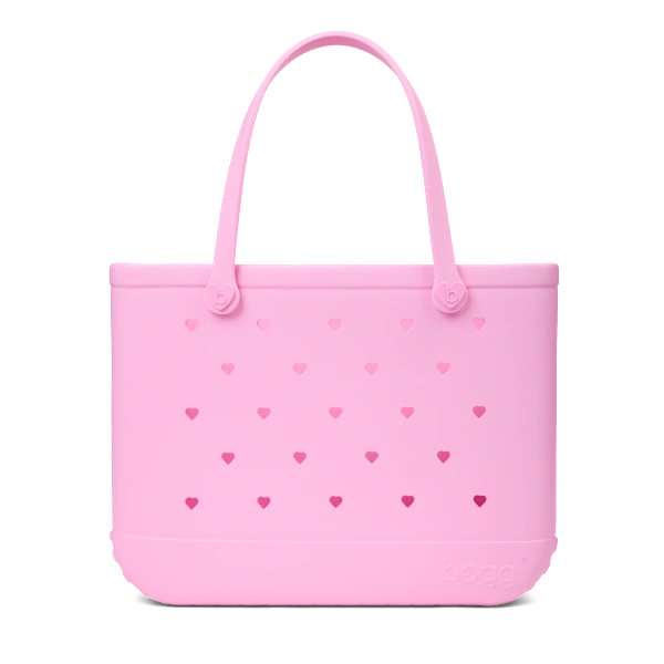 Original Bogg Bag - Cut Out Heart Pink Taffy View 1
