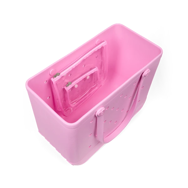 Original Bogg Bag - Cut Out Heart Pink Taffy View 3
