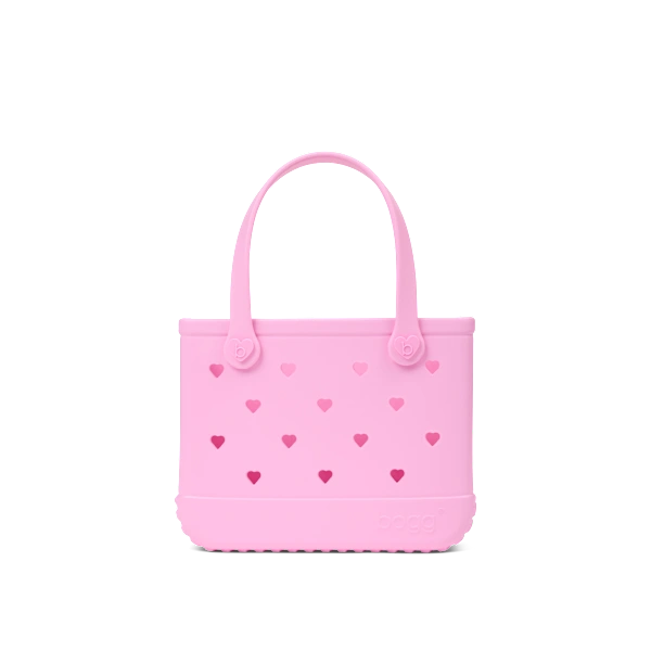 Bitty Bogg Bag - Cut Out Heart Pink Taffy View 1
