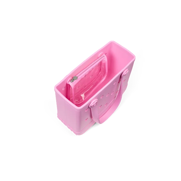 Bitty Bogg Bag - Cut Out Heart Pink Taffy View 3
