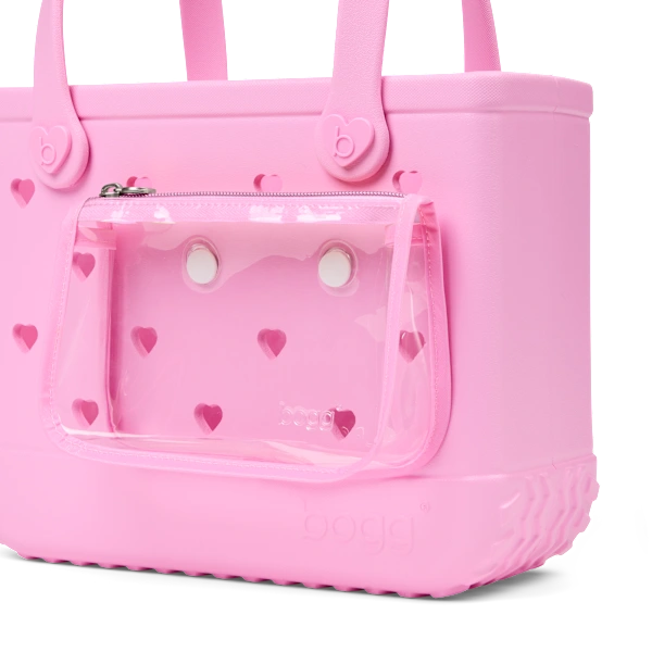 Bitty Bogg Bag - Cut Out Heart Pink Taffy View 5
