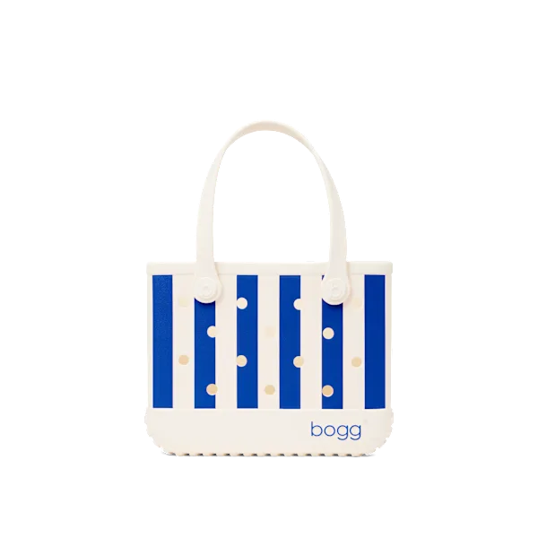 Bitty Bogg Bag - Mykonos Blue Stripe View 1
