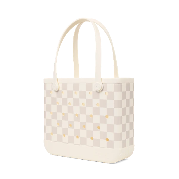 Baby Bogg Bag - Checkered Coconut/Mushroom View 2
