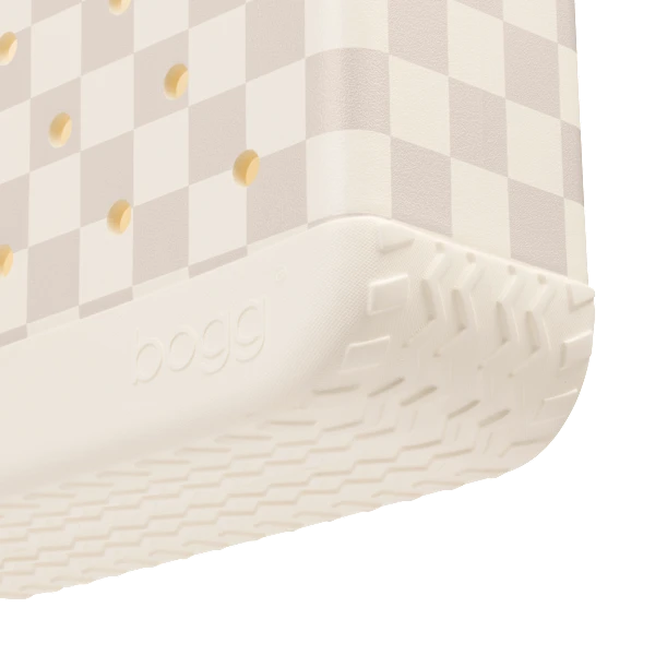 Baby Bogg Bag - Checkered Coconut/Mushroom View 4
