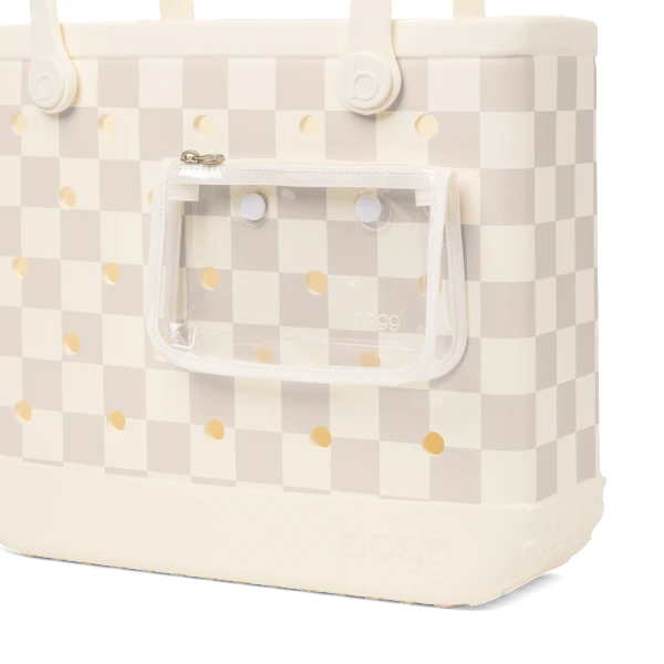 Baby Bogg Bag - Checkered Coconut/Mushroom View 5

