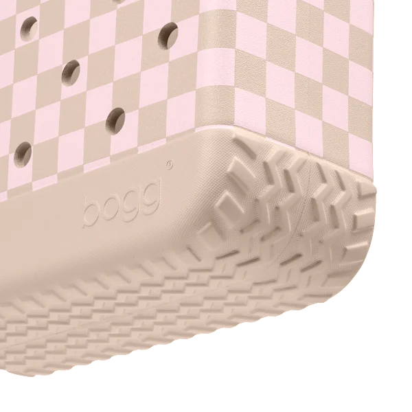 Bitty Bogg Bag - Checkered Linen/ Pink Marshmallow View 4
