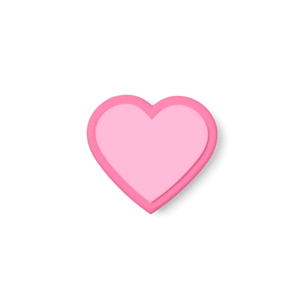 Bogg Bit - Pink Heart View 1
