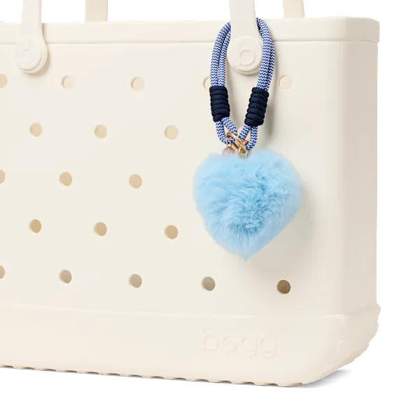 Bogg'd & Charmed  - Blue Heart Pouf View 2

