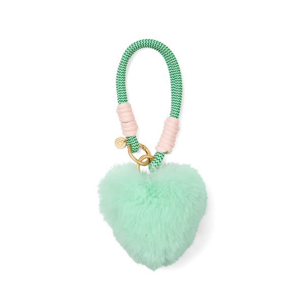 Bogg'd & Charmed  - Green Heart Pouf View 1
