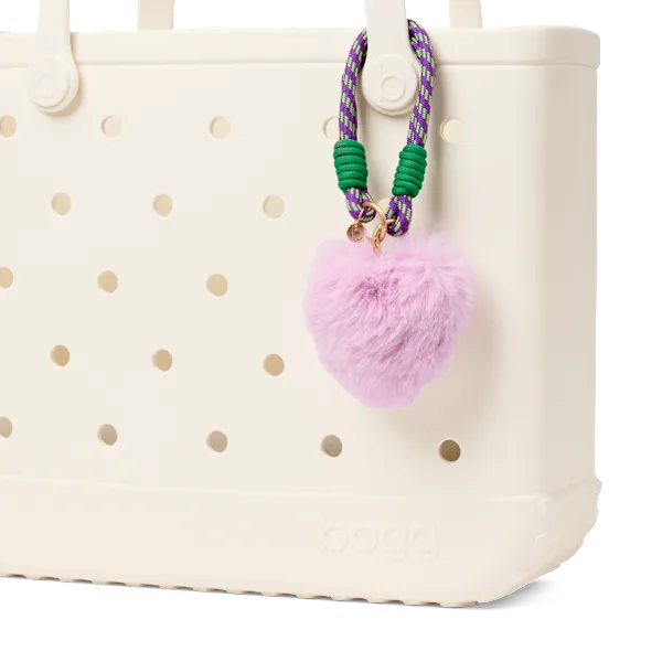 Bogg'd & Charmed  - Purple Heart Pouf View 2
