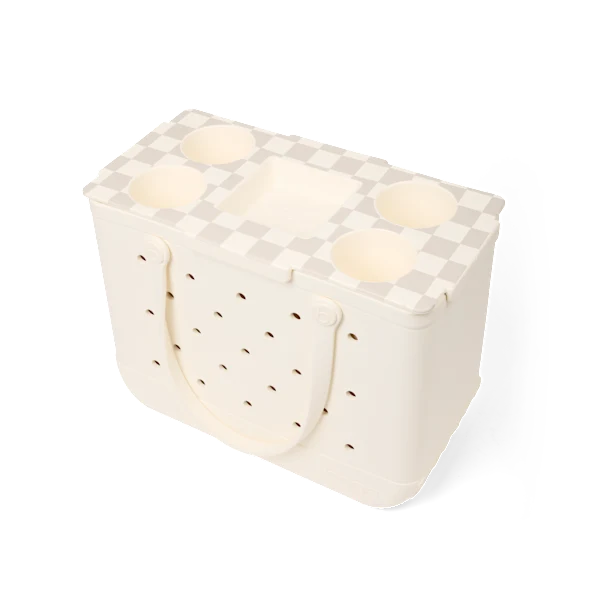 Original Top o' the Bogg to Ya 1.0- Checkered Coconut/Mushroom View 3

