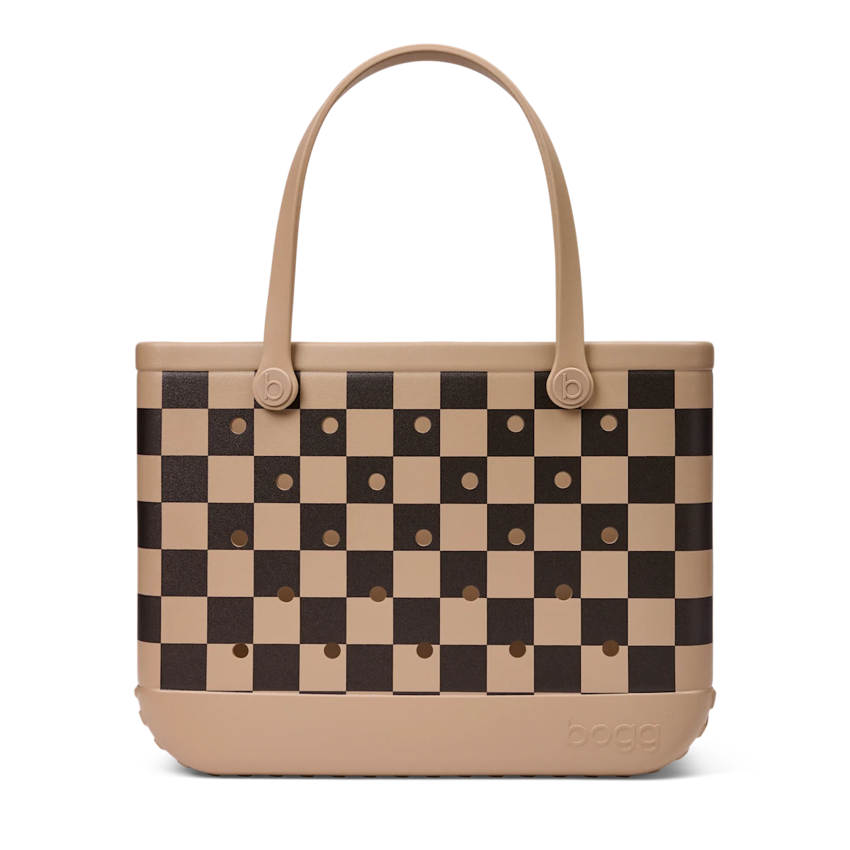Original Bogg Bag - Checkered Camel/ Hot Cocoa
