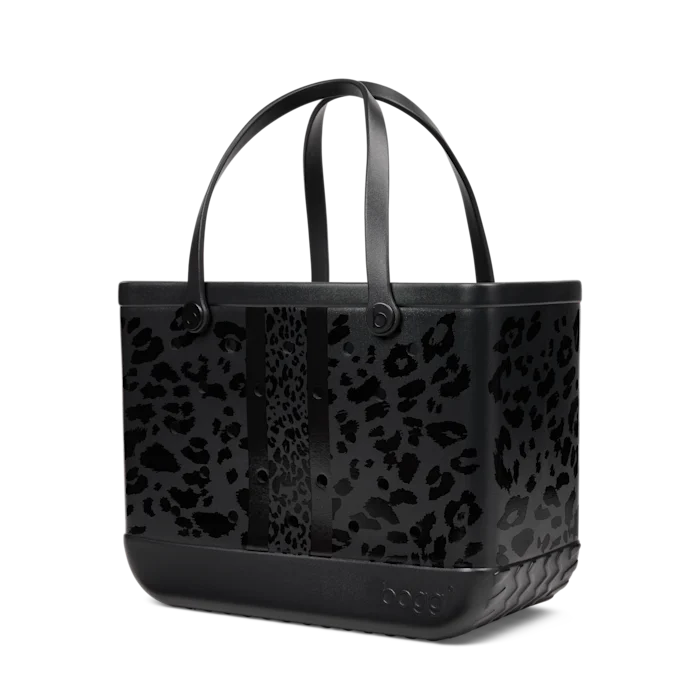 Original Bogg Bag - Black Onyx Leopard Lux