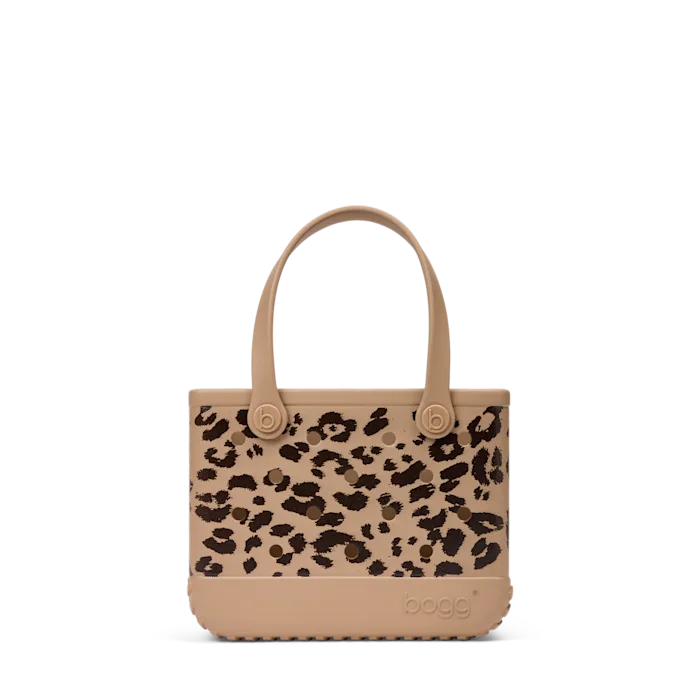 Bitty Bogg Bag - Camel/ Hot Cocoa Leopard