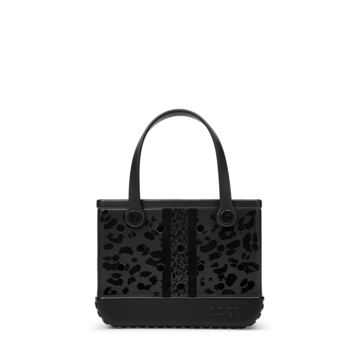 Bitty Bogg Bag - Black Onyx Leopard Lux