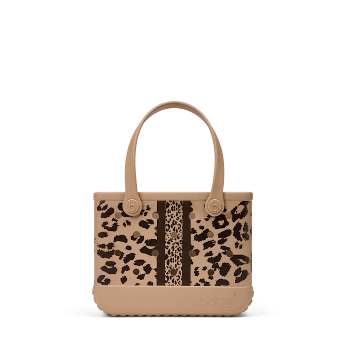 Bitty Bogg Bag - Camel/ Hot Cocoa Leopard Lux