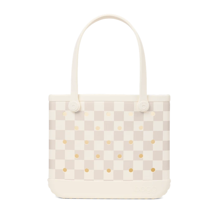 Baby Bogg Bag - Checkered Coconut/Mushroom