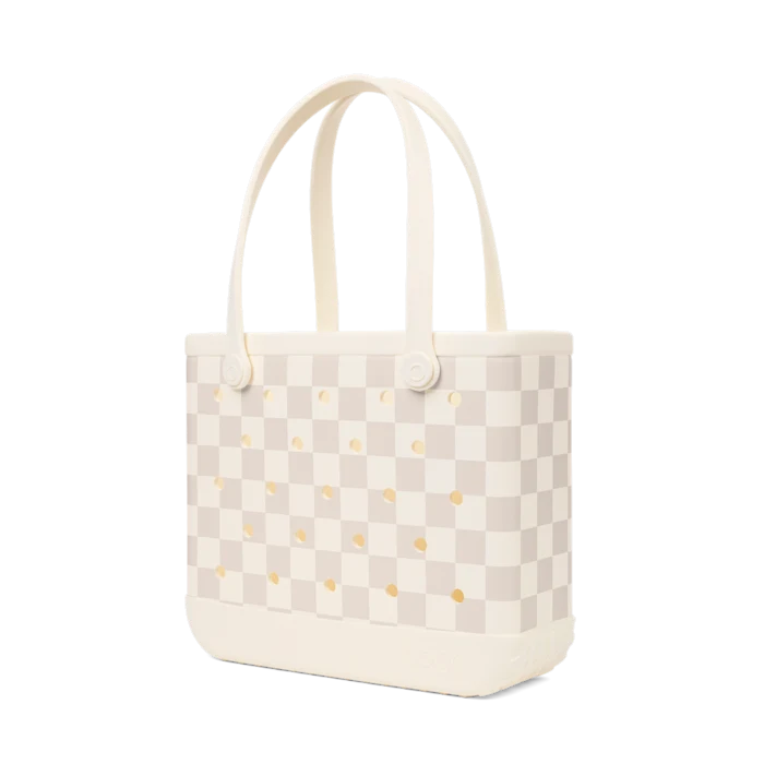 Baby Bogg Bag - Checkered Coconut/Mushroom