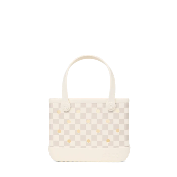 Bitty Bogg Bag - Checkered Coconut/Mushroom