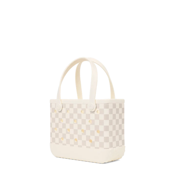 Bitty Bogg Bag - Checkered Coconut/Mushroom