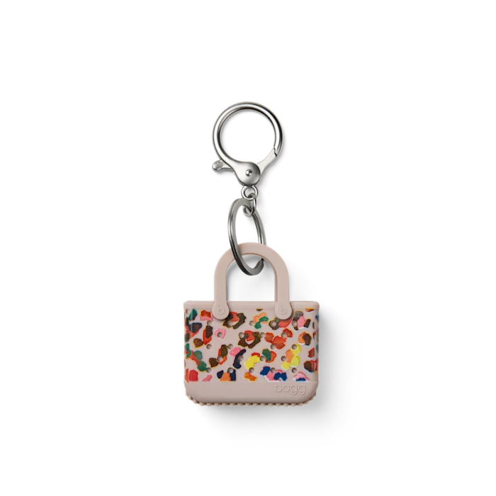Tiny Tote Keychain - Neon Jungle