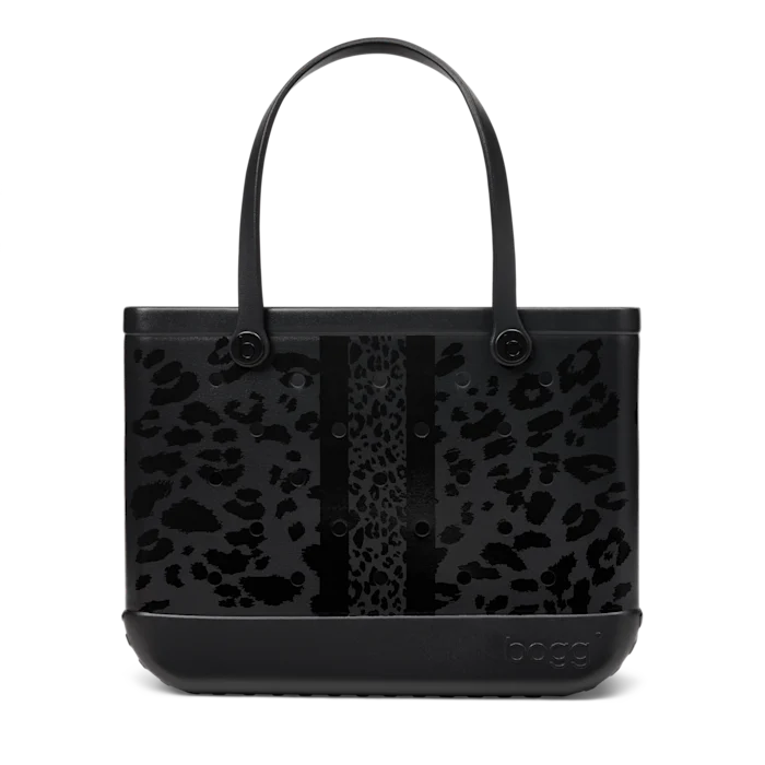Original Bogg Bag - Black Onyx Leopard Lux
