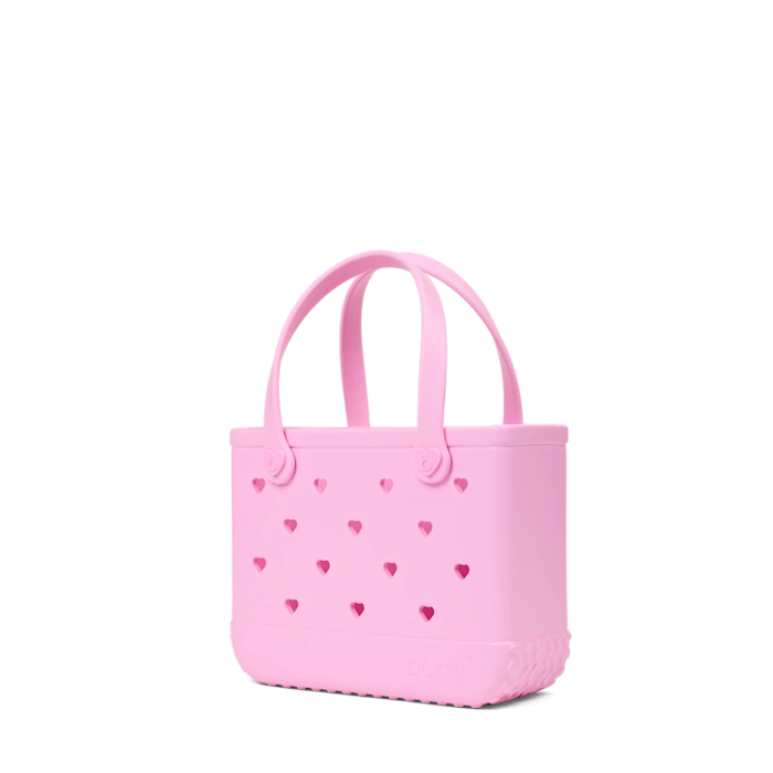 Bitty Bogg Bag - Cut Out Heart Pink Taffy