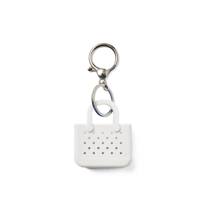 Tiny Tote Keychain - For Shore White