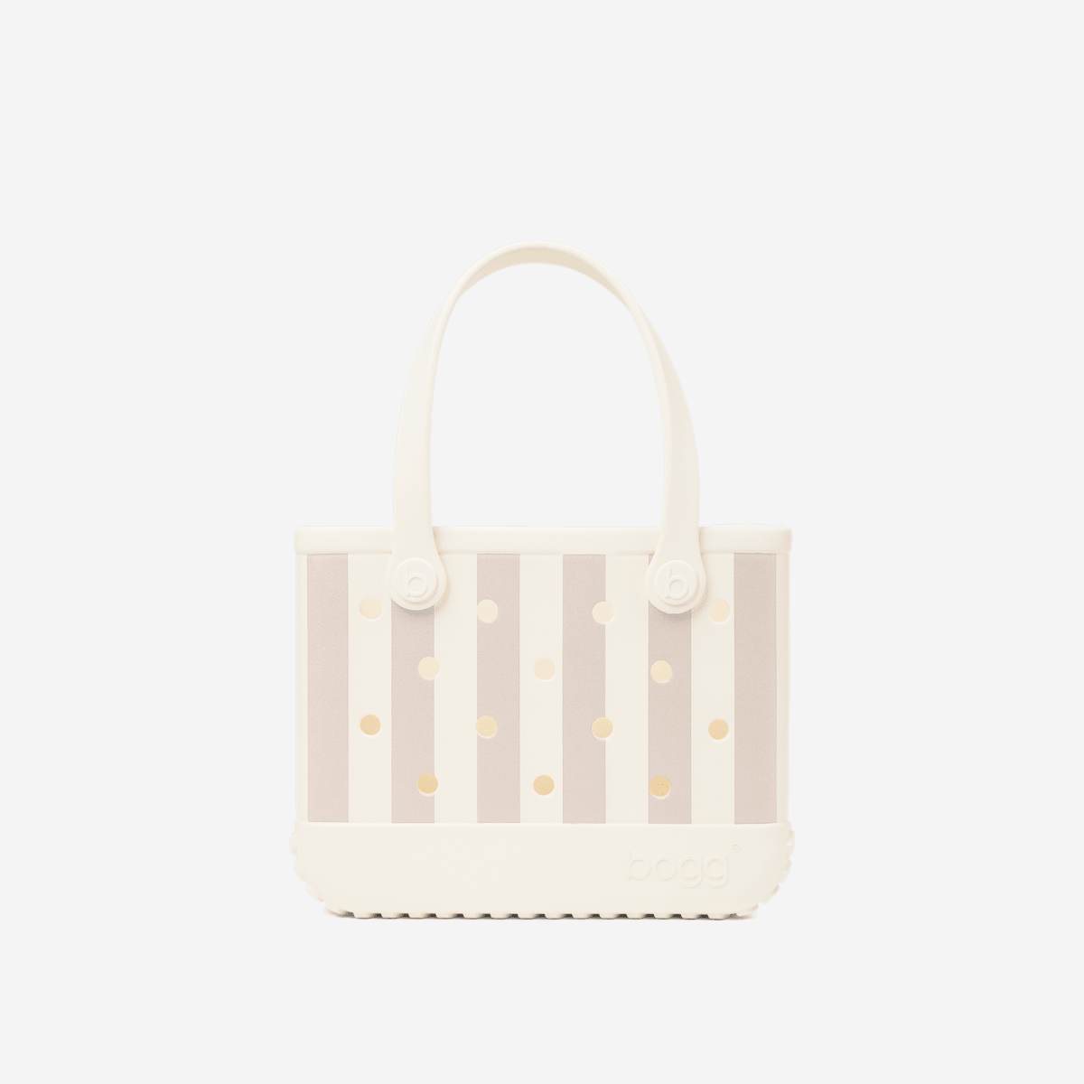 Bogg Bag Bitty | Small Durable Tote In Beachside Stripe | Waterproof & Washable With Tread Bottom | All Purpose Bag