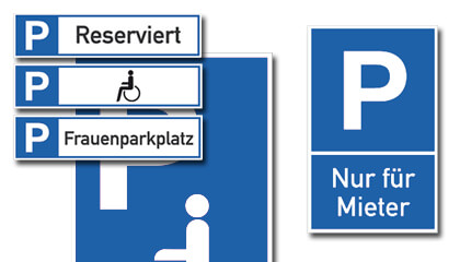 Parkplatzschilder Schilder Privatparkplatz Und Andere Parkschilder