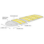 Fahrbahnschwelle SAFE RIDE - SET oder einzeln - Tragkraft 40 t