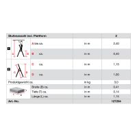 Stufen-Stehleiter MONTO Safepro