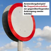 Doppelrohrschelle Anwendungsbeispiel