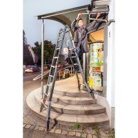 Sprossen-Gelenk-Teleskopleiter MONTO TeleVario mit 4 Holmverlängerungen