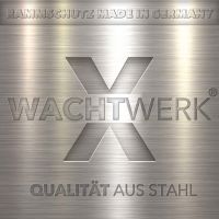 Rammschutzpoller einzeln WACHTWERK X® - Modulsystem ZWEI LOGO