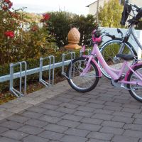 Fahrradständer / Reihenparker mit 6 Plätzen