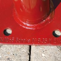 Fensterstütze, mit verzinkter Gewindemuffe