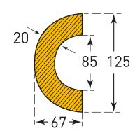 Prallschutz FLEXI Rohrschutz