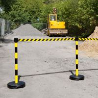 Gurtabsperrpfosten BASIC mit befüllbarem Standfuß